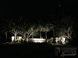 Commercial Entryway Outdoor and Exterior Landscape Lighting in Wellington