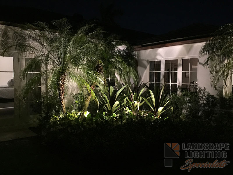 Residential Plant Outdoor and Exterior Landscape Lighting in Delray Beach