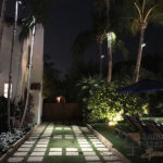 Residential Back Yard Outdoor and Exterior Landscape Lighting in West Palm Beach