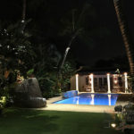Residential Back Yard Outdoor and Exterior Landscape Lighting in West Palm Beach