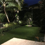 Residential Back Yard Outdoor and Exterior Landscape Lighting in Palm Beach Gardens