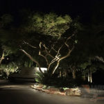 Residential Front Entry Outdoor and Exterior Landscape Lighting in Stuart