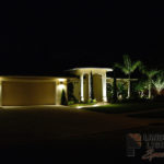 Residential Front Yard Outdoor and Exterior Landscape Lighting in Royal Palm Beach