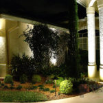 Residential Front Yard Outdoor and Exterior Landscape Lighting in Royal Palm Beach