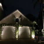 Residential Front Yard Outdoor and Exterior Landscape Lighting in Palm Beach