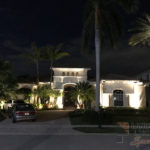 Residential Front Yard Outdoor and Exterior Landscape Lighting in Jupiter